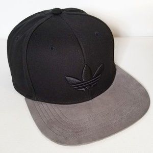 Adidas Originals Trefoil Snapback Suede Flat Brim
